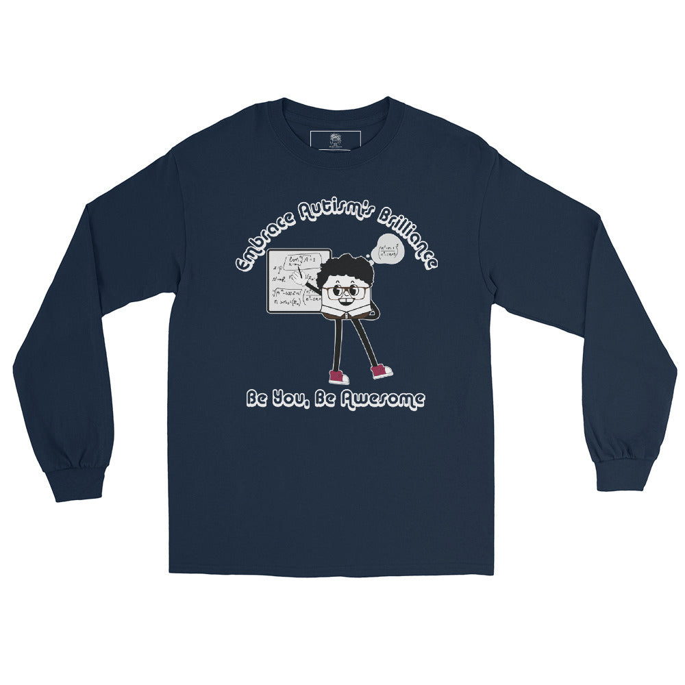 Embrace Autism's Brilliance Men’s Long Sleeve T-Shirt
