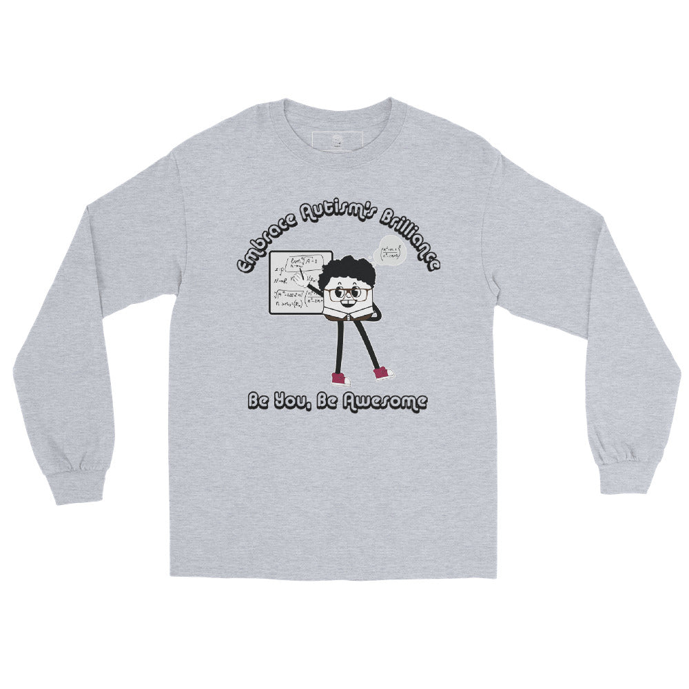 Embrace Autism's Brilliance Men’s Long Sleeve T-Shirt