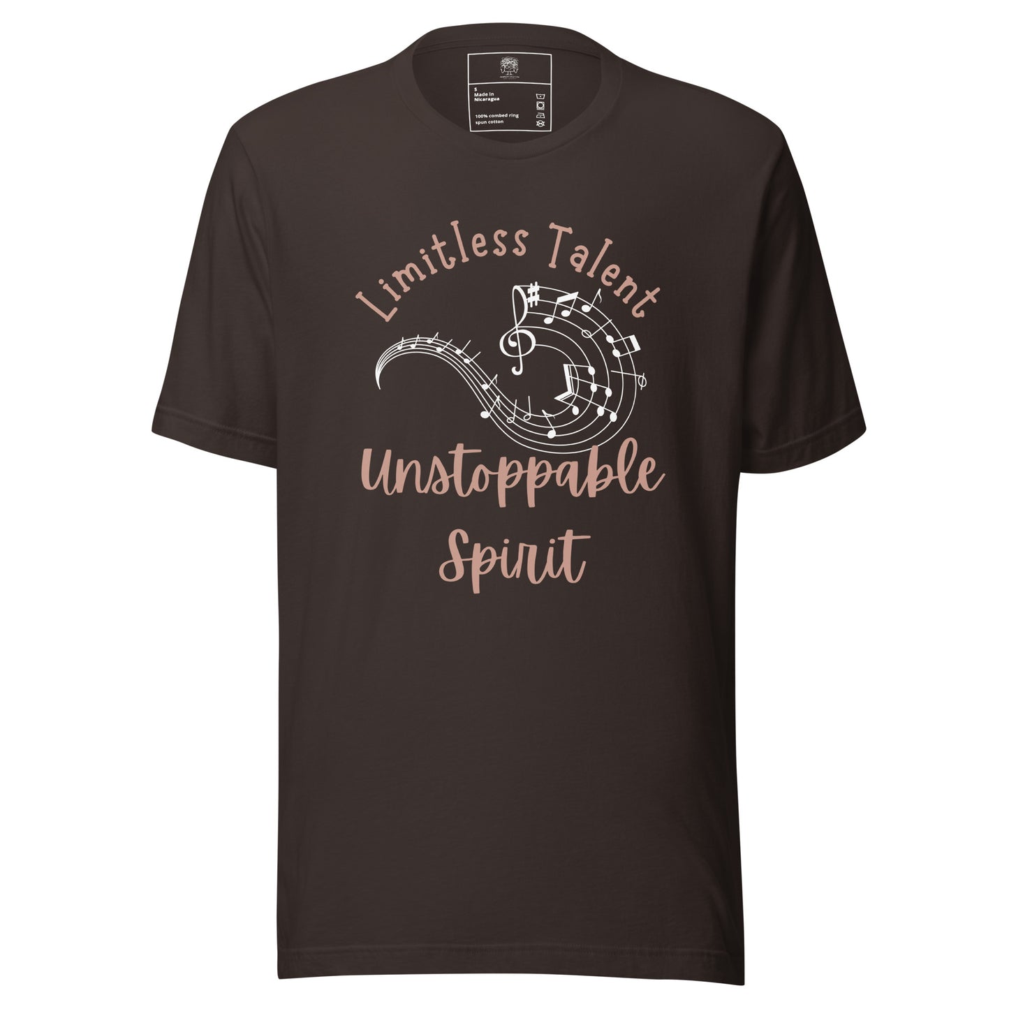 Limitless Talent, Unstoppable Spirit Unisex T-shirt