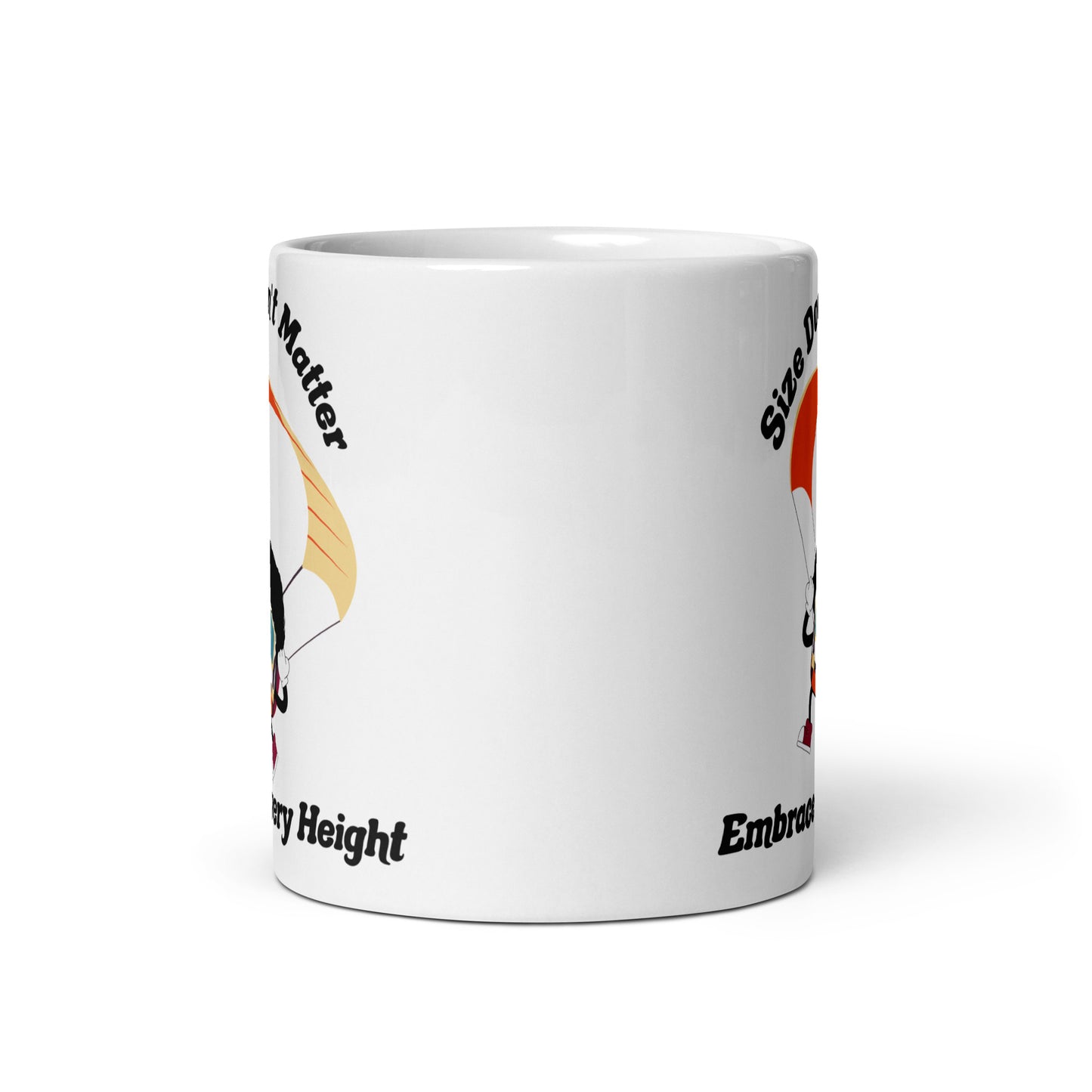 Size Doesn't Matter White Glossy Mug