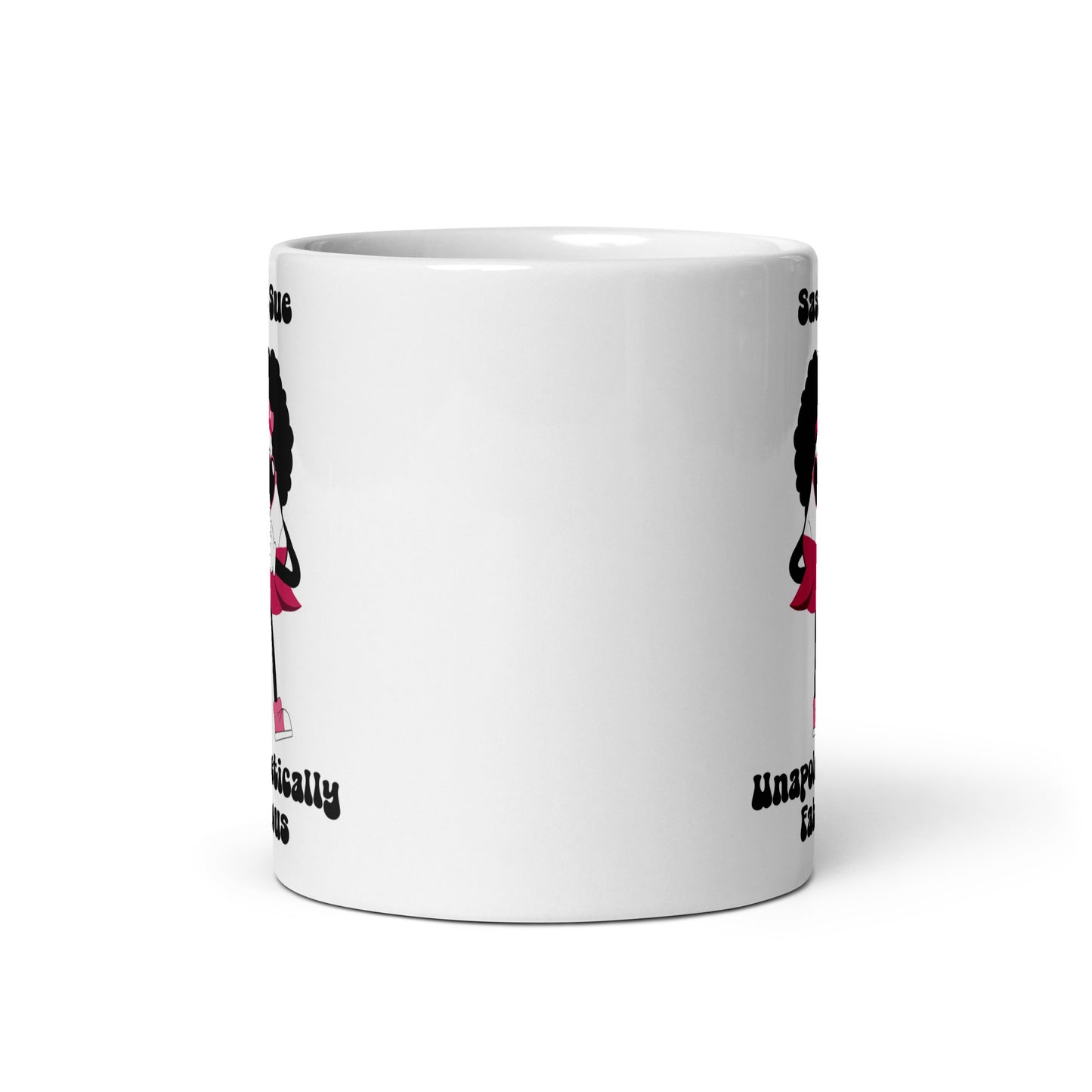 Unapologetically Fabulous White Glossy Mug