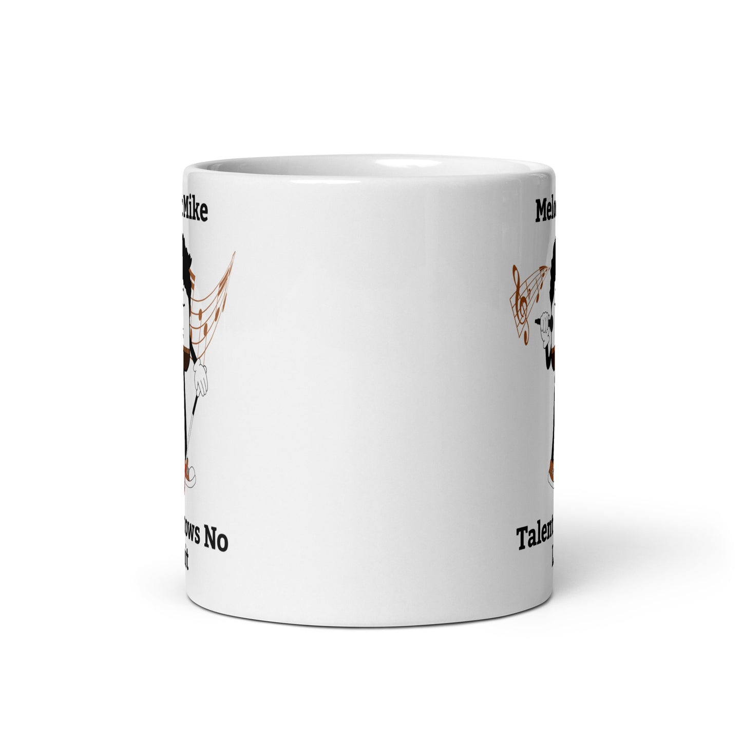 Talent Knows No Limit White Glossy Mug
