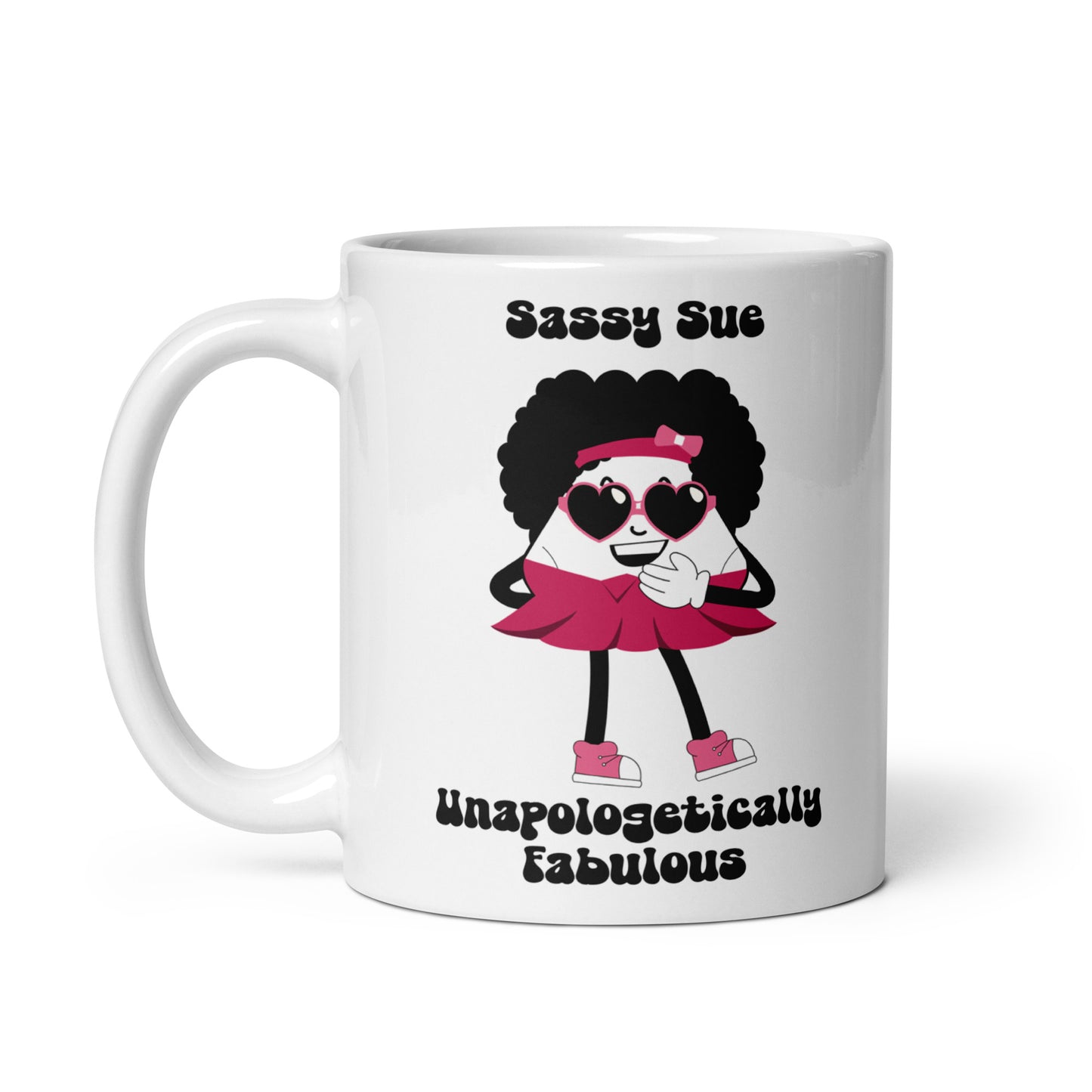 Unapologetically Fabulous White Glossy Mug