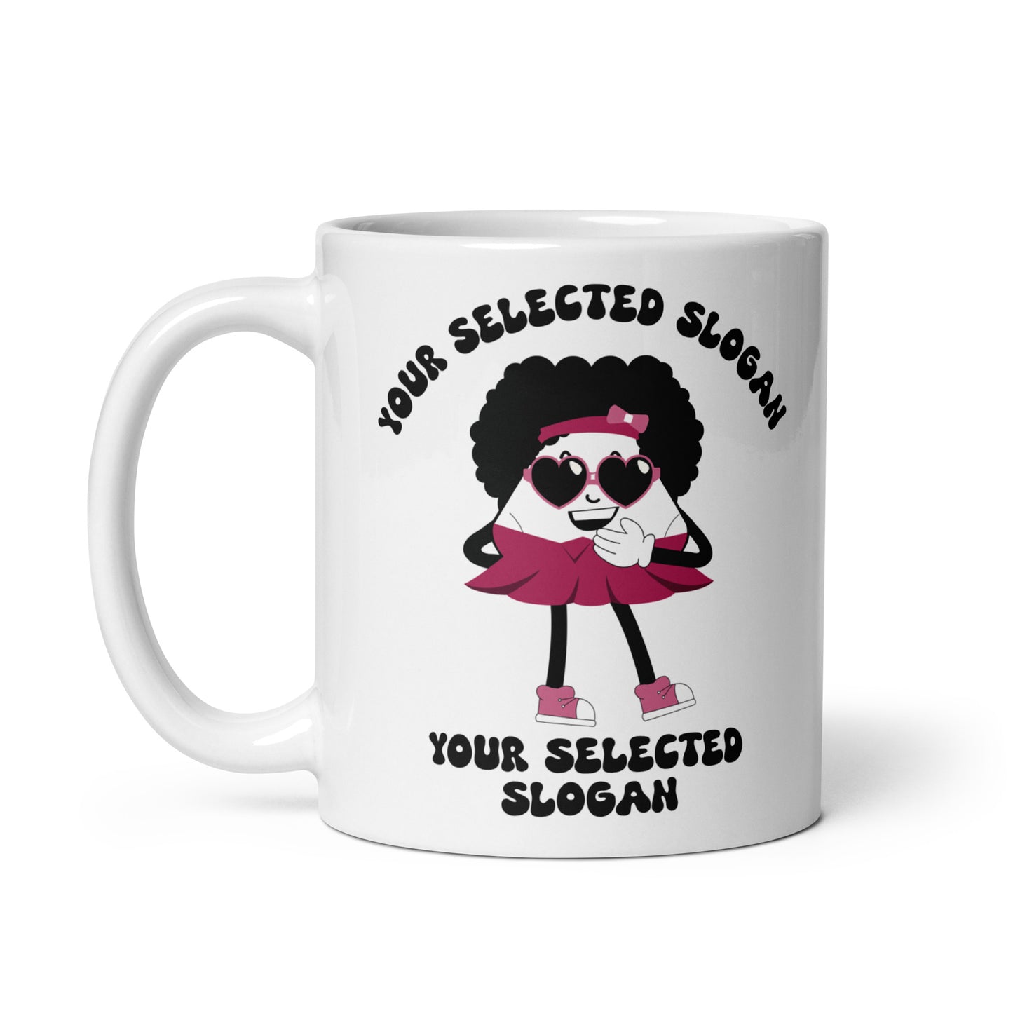 Personalised Sassy Sue White Glossy Mug
