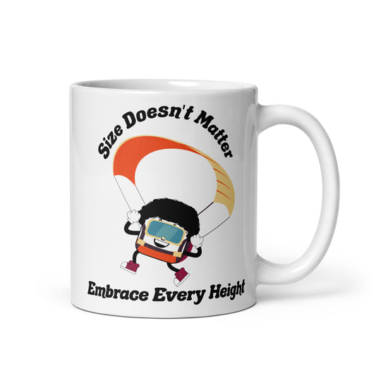Size Doesn't Matter White Glossy Mug