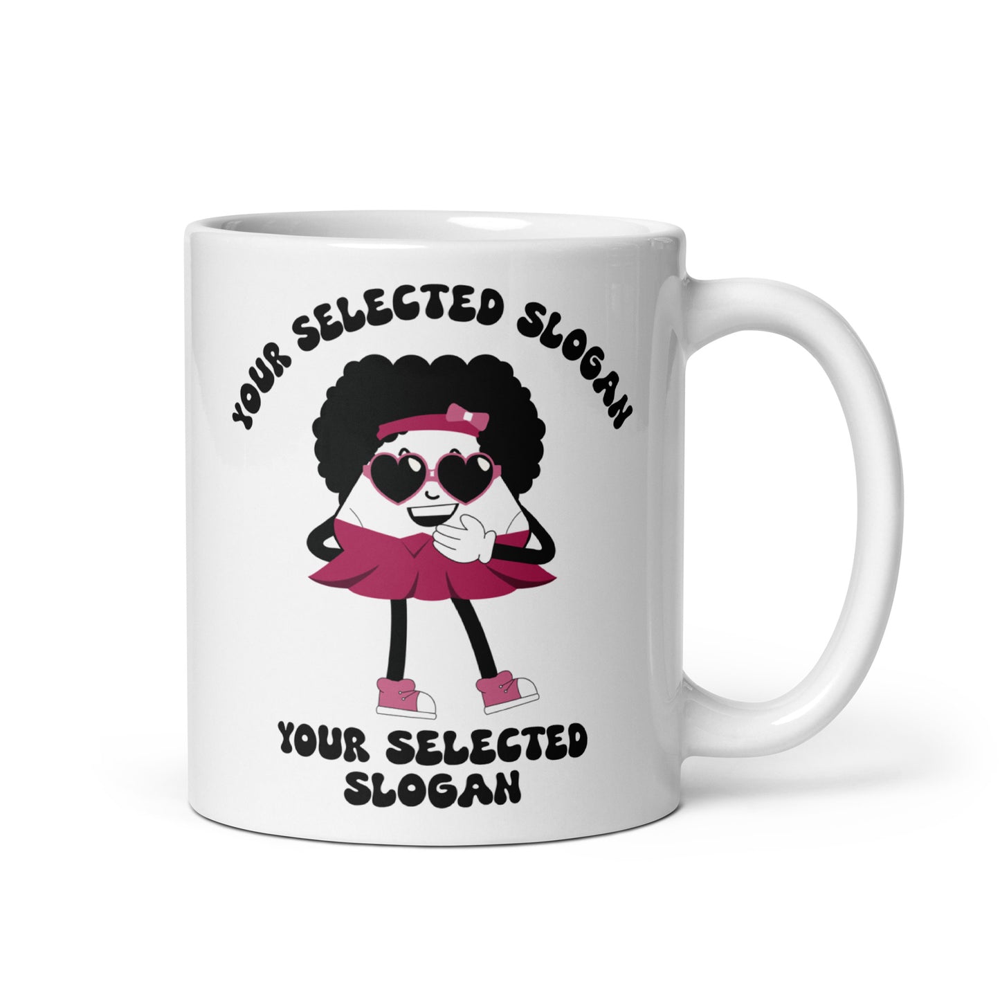 Personalised Sassy Sue White Glossy Mug