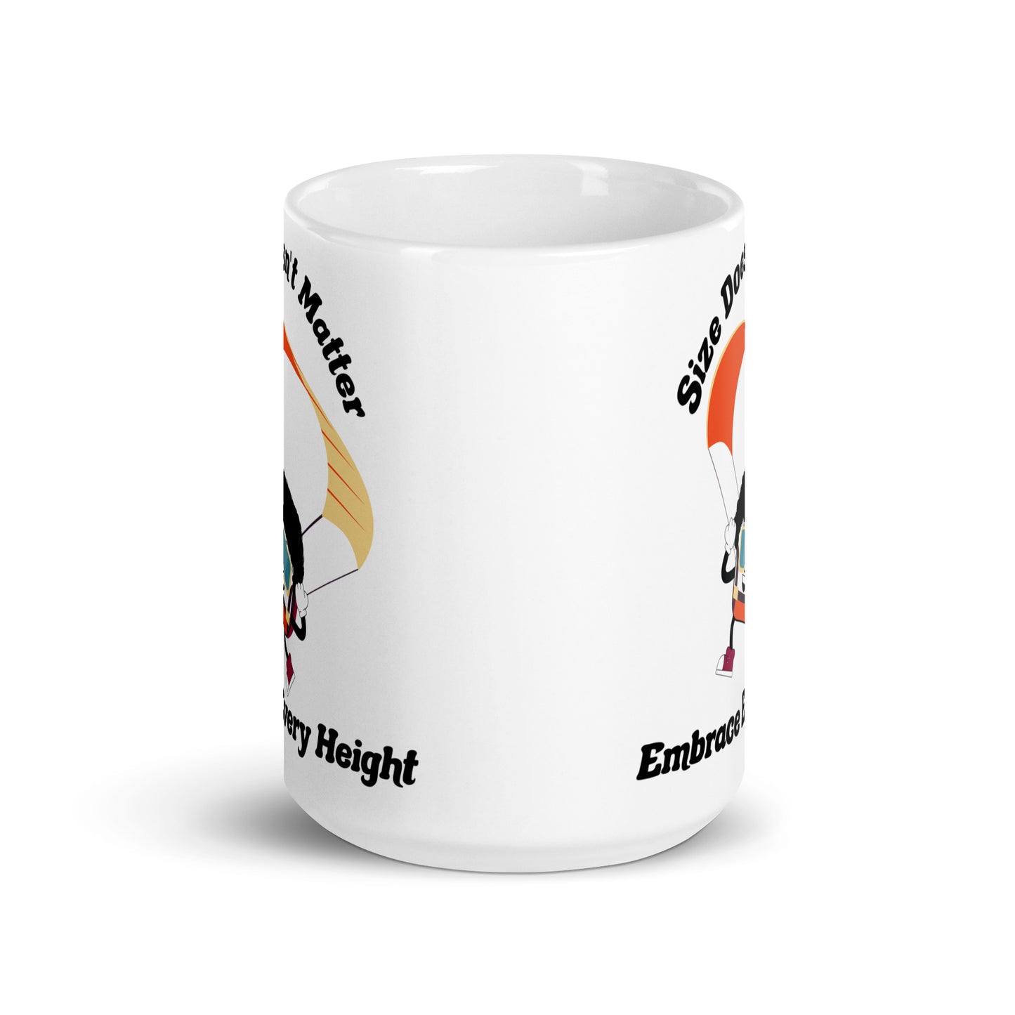 Size Doesn't Matter White Glossy Mug