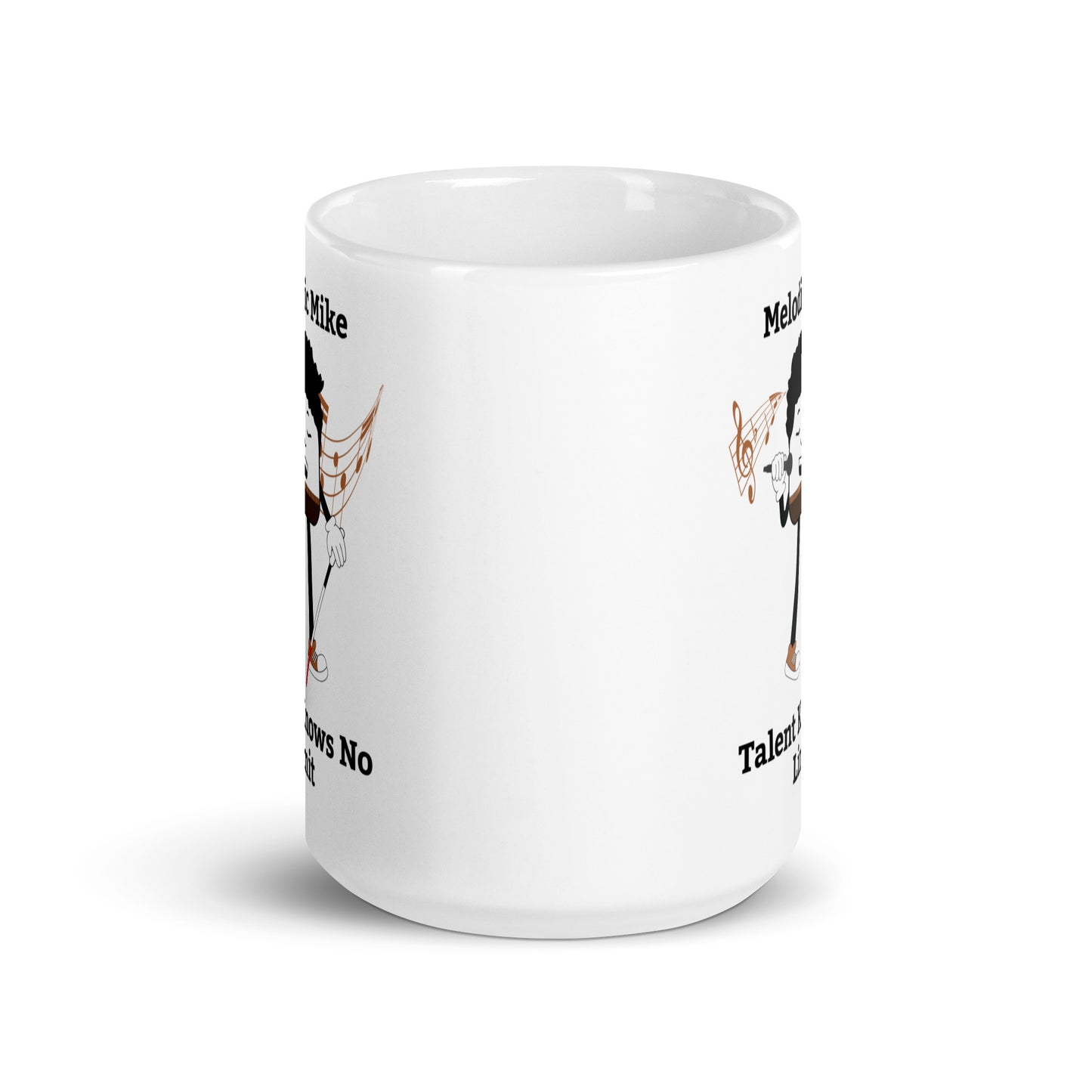 Talent Knows No Limit White Glossy Mug