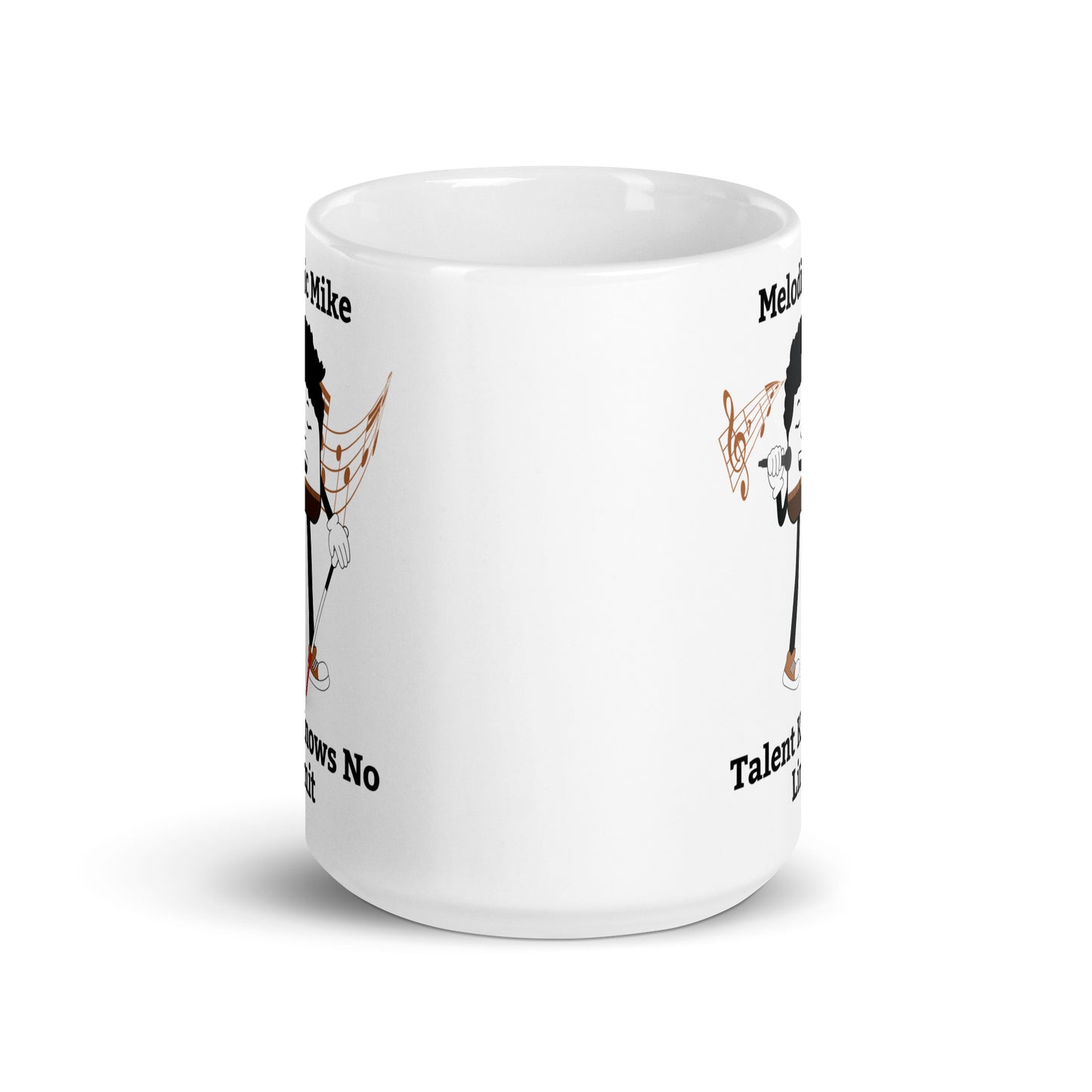 Talent Knows No Limit White Glossy Mug