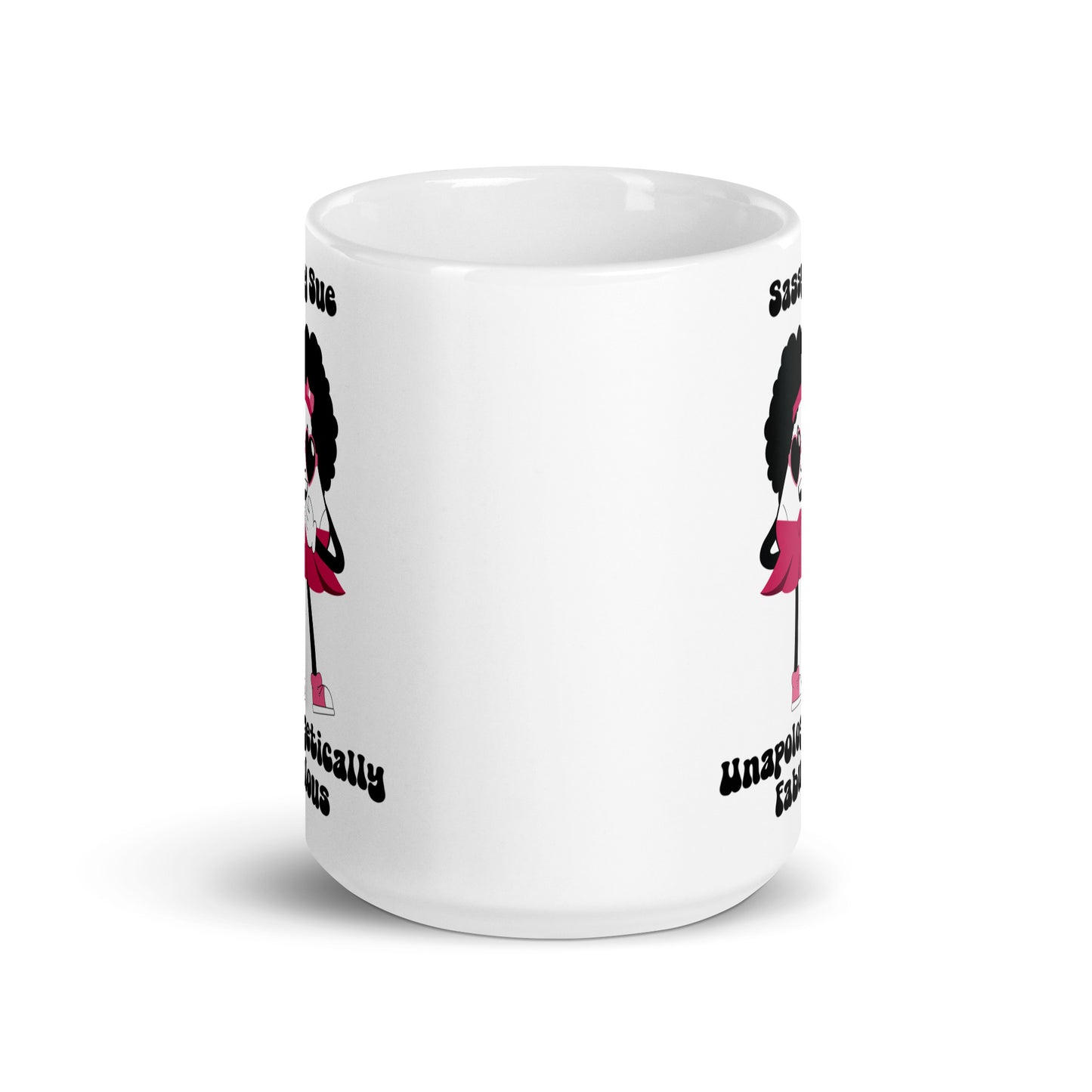Unapologetically Fabulous White Glossy Mug