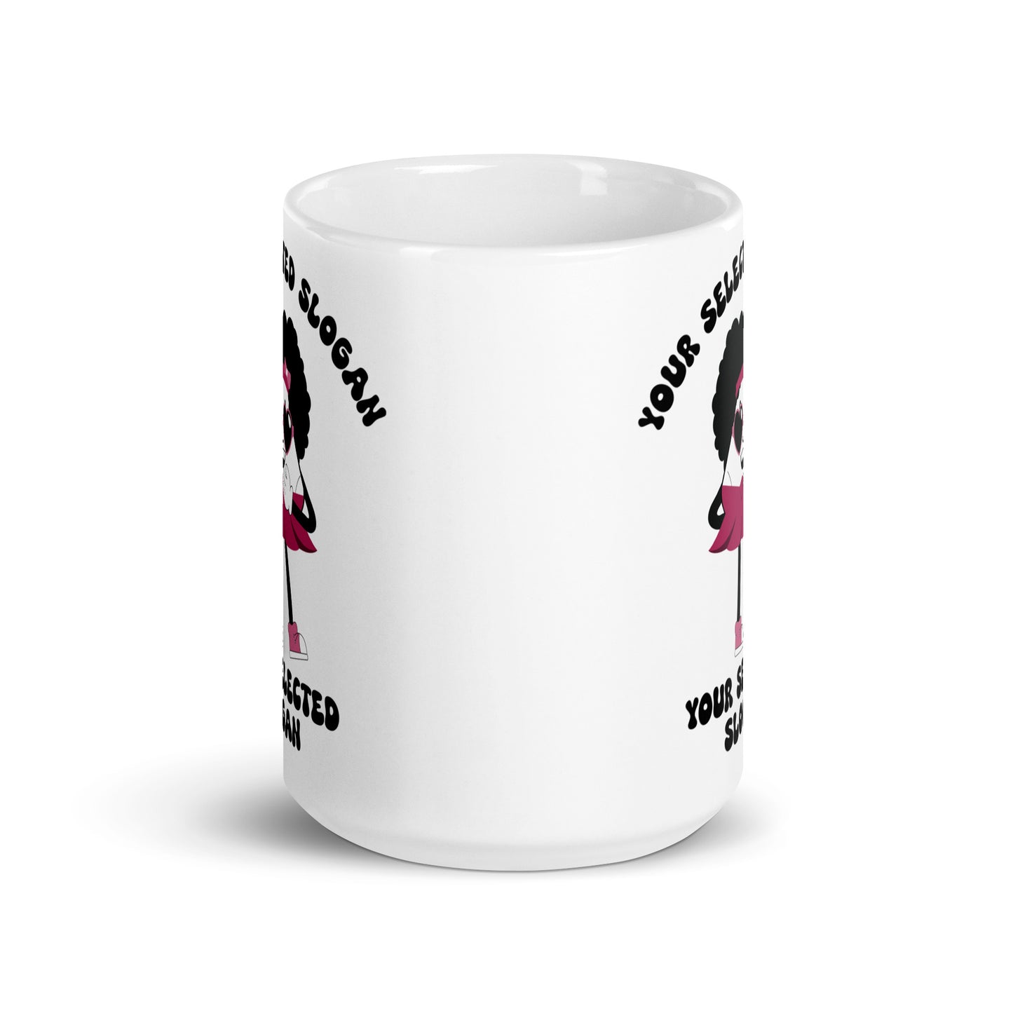 Personalised Sassy Sue White Glossy Mug
