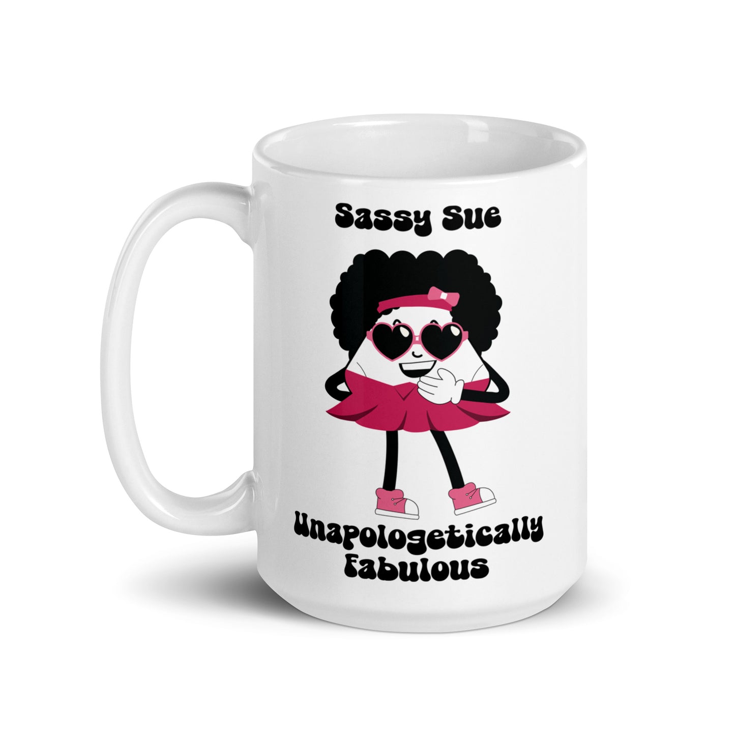 Unapologetically Fabulous White Glossy Mug