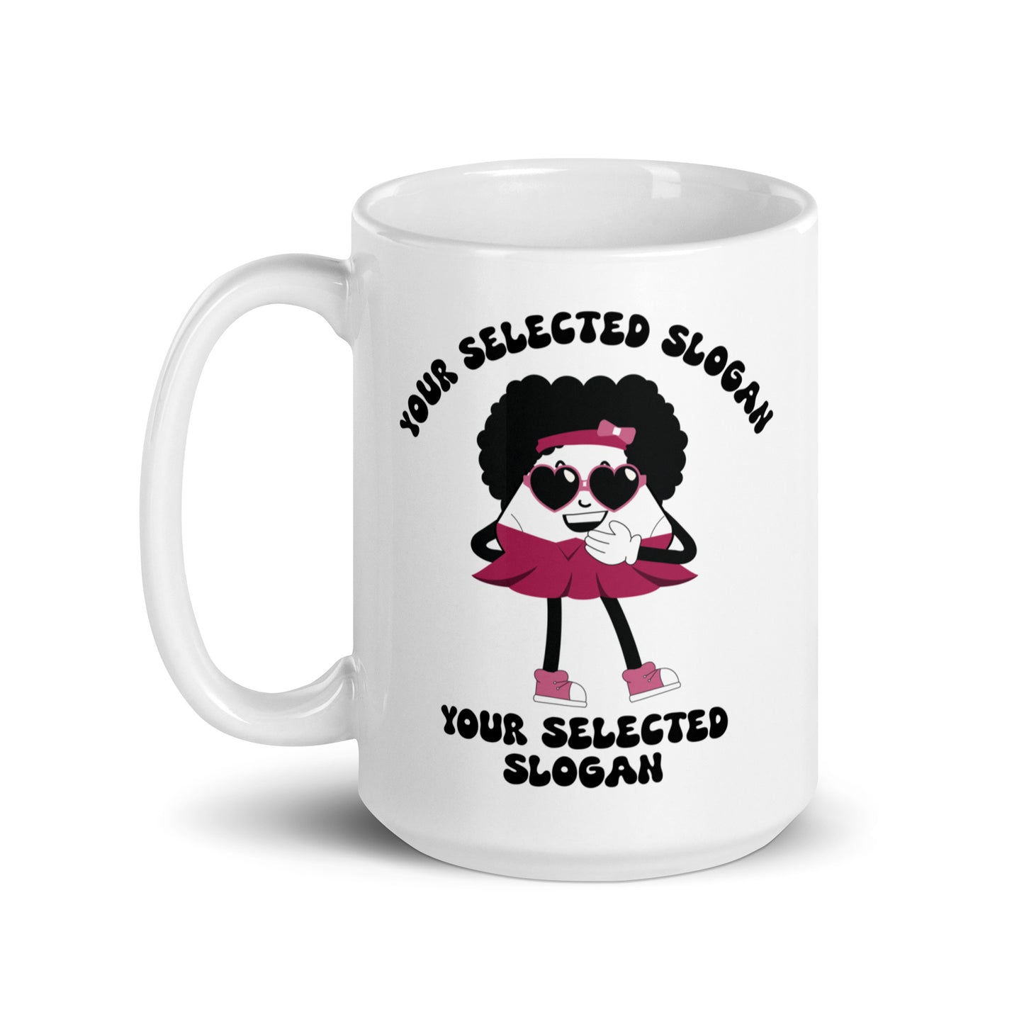 Personalised Sassy Sue White Glossy Mug