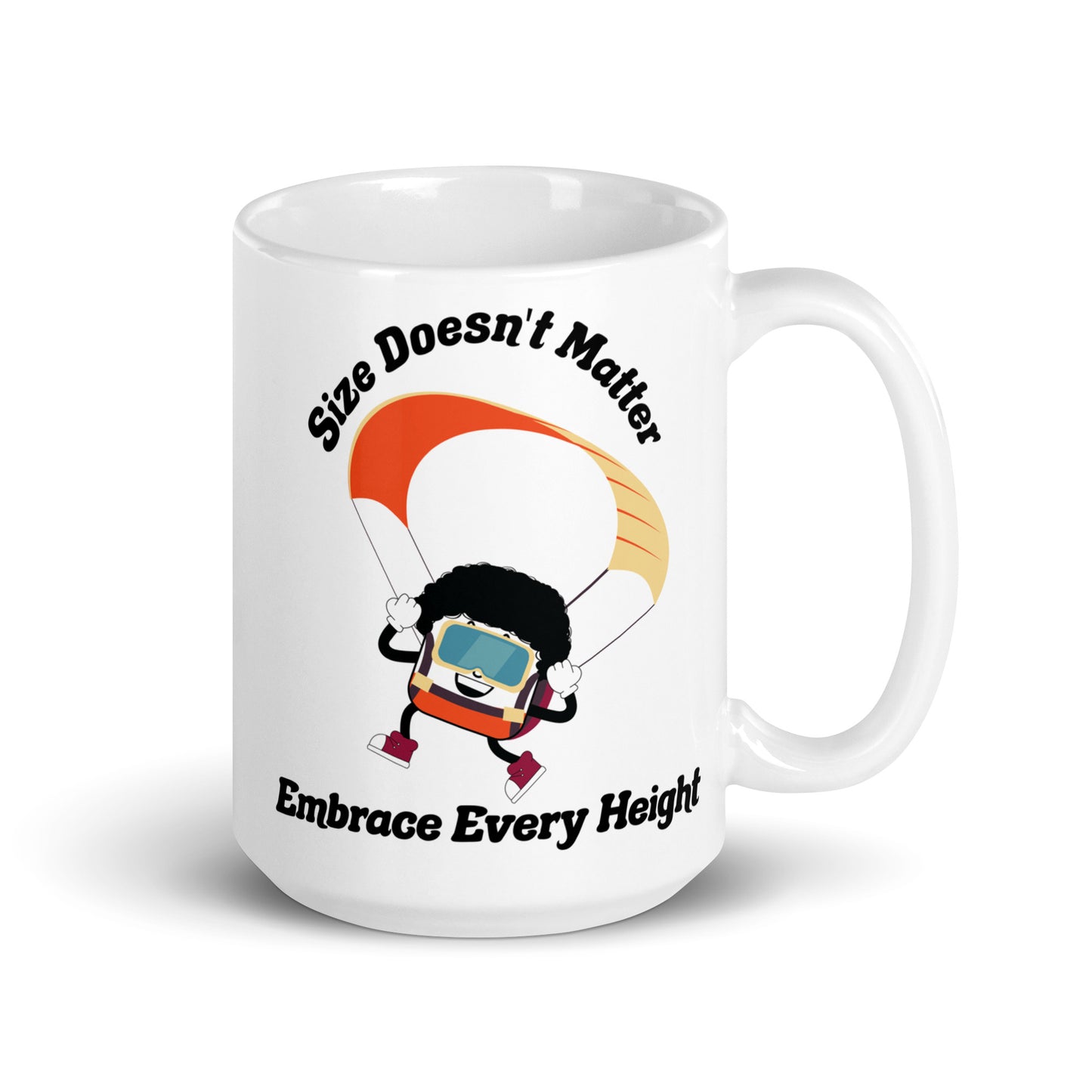 Size Doesn't Matter White Glossy Mug