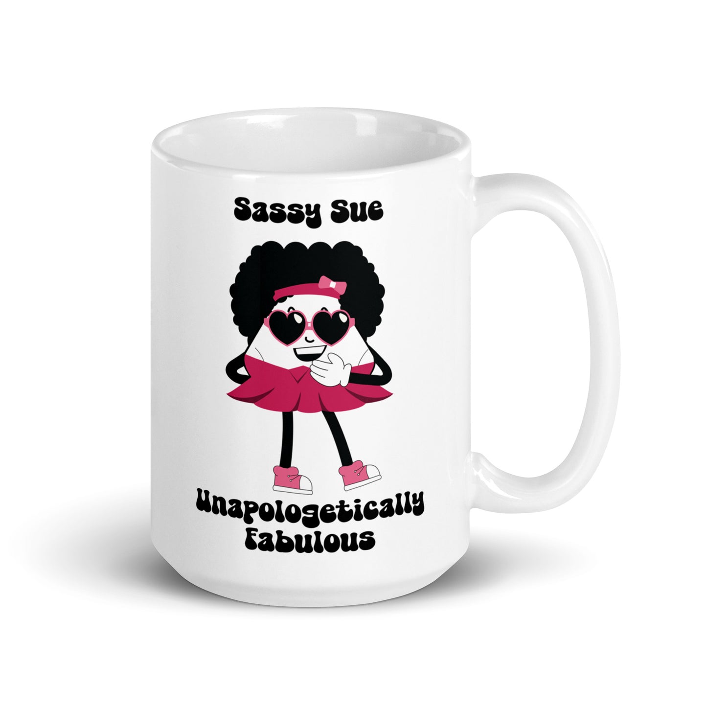 Unapologetically Fabulous White Glossy Mug