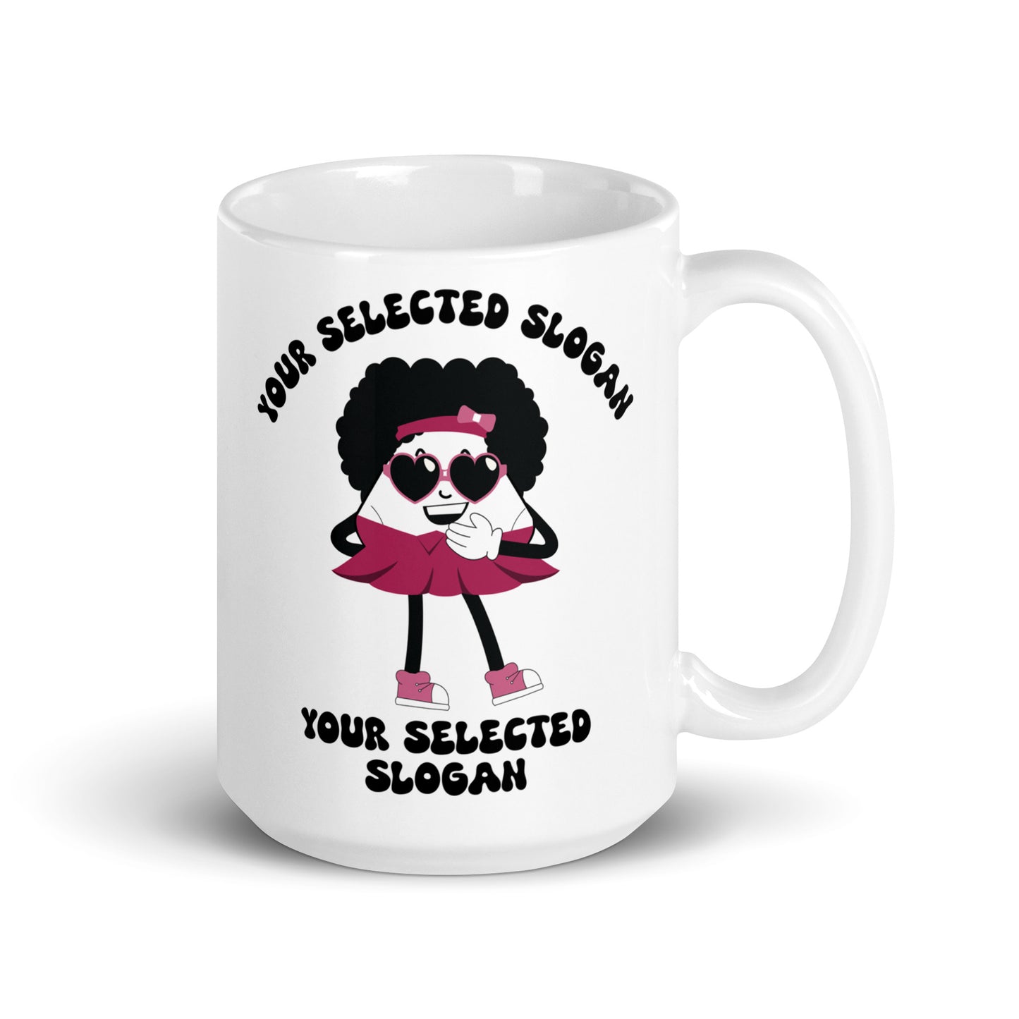 Personalised Sassy Sue White Glossy Mug
