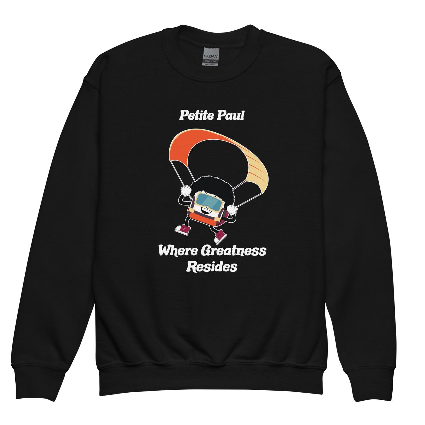 Where Greatness Resides Youth Crew Neck Sweatshirt