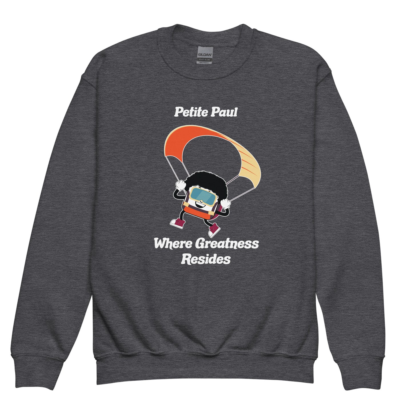 Where Greatness Resides Youth Crew Neck Sweatshirt