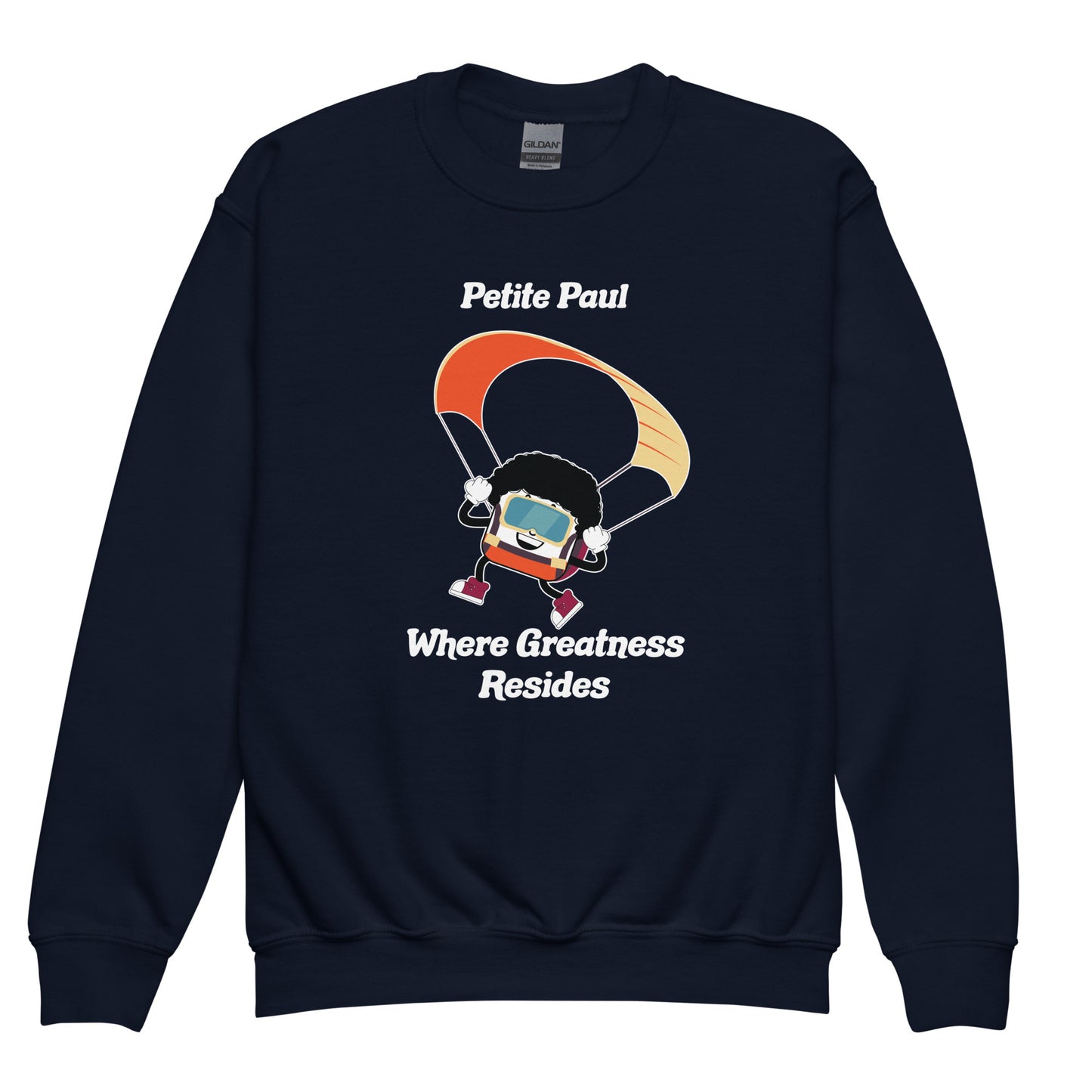 Where Greatness Resides Youth Crew Neck Sweatshirt