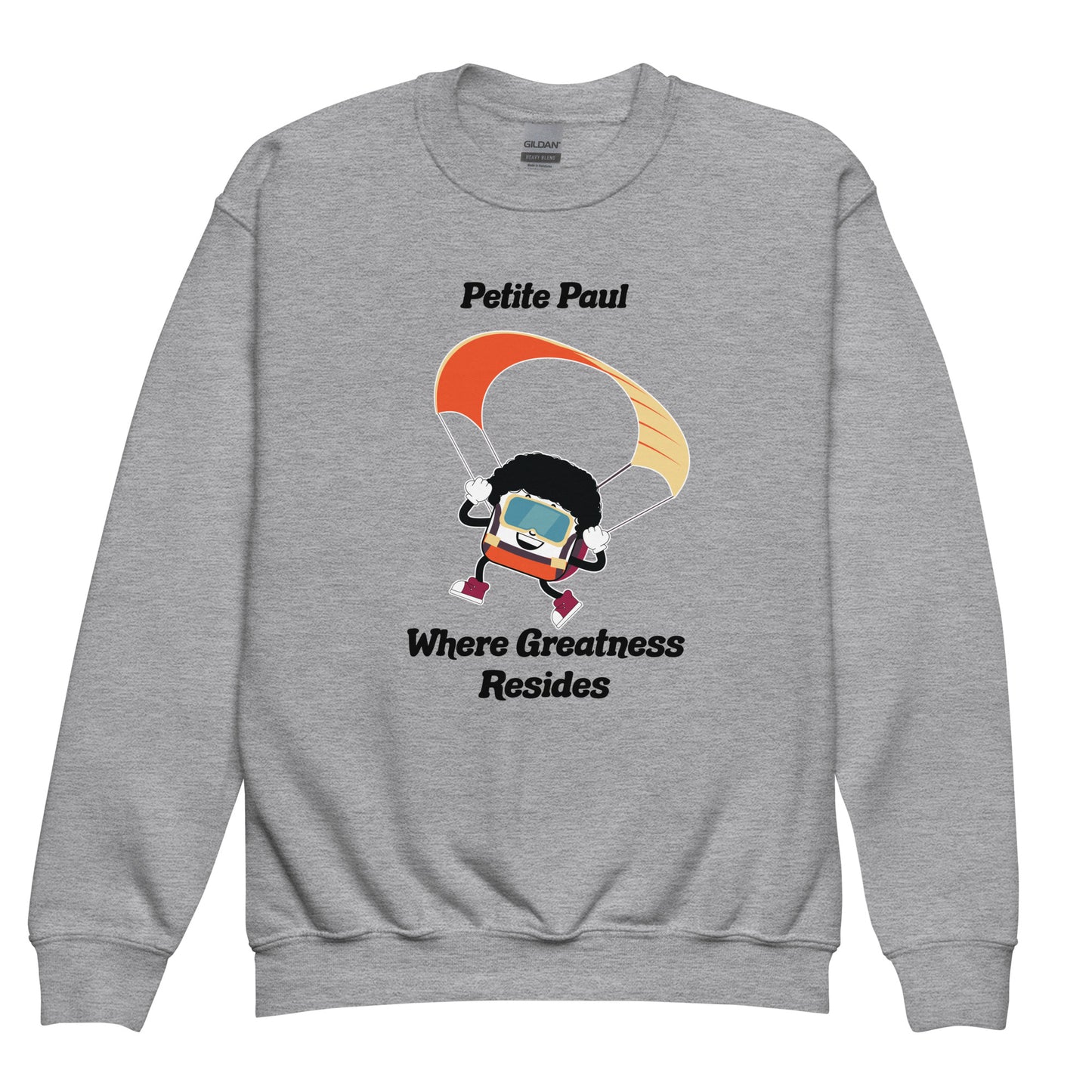 Where Greatness Resides Youth Crew Neck Sweatshirt