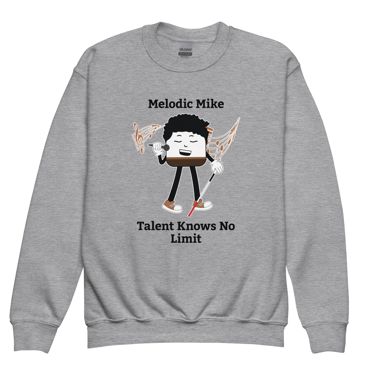 Talent Knows No Limit Youth Crew Neck Sweatshirt