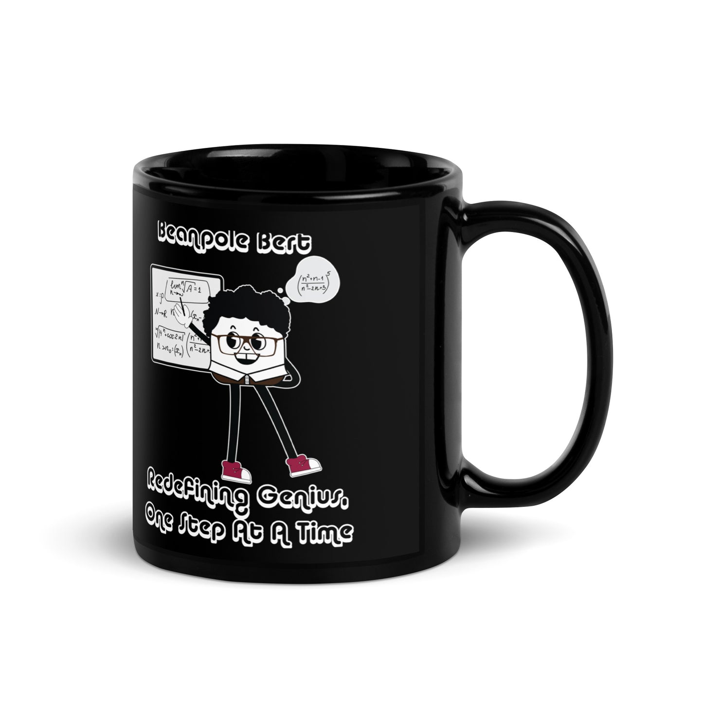 Breaking Boundaries With Every Note Black Glossy Mug