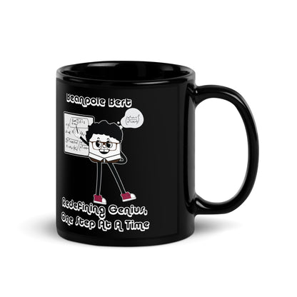 Breaking Boundaries With Every Note Black Glossy Mug