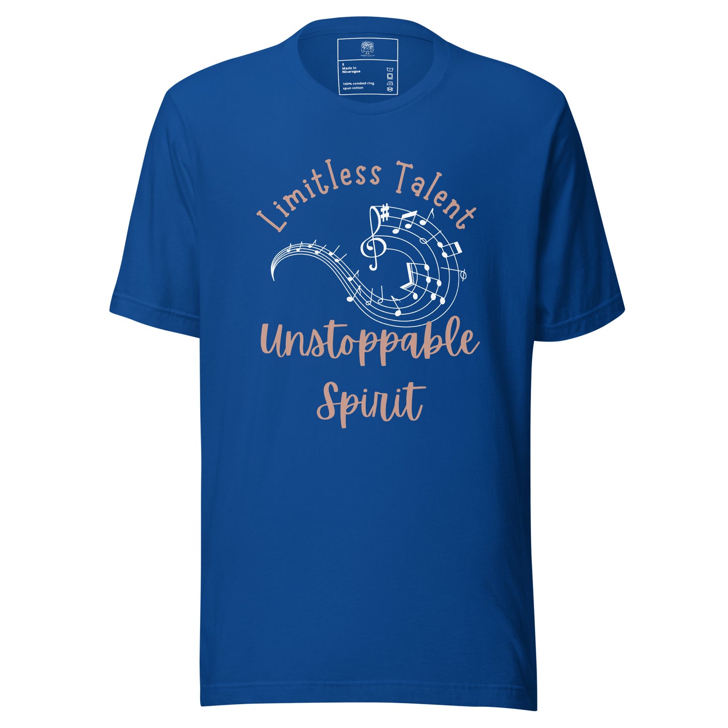Limitless Talent, Unstoppable Spirit Unisex T-shirt