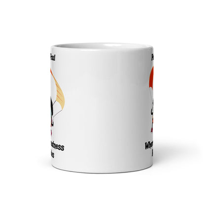 Where Greatness Resides White Glossy Mug