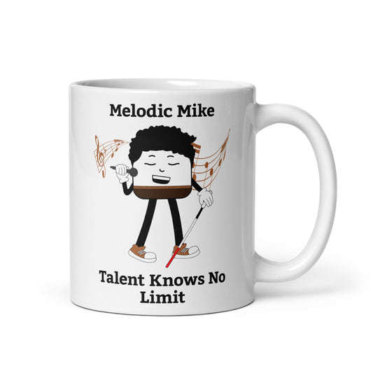 Talent Knows No Limit White Glossy Mug