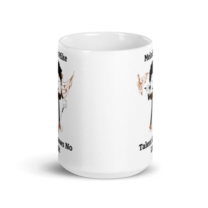 Talent Knows No Limit White Glossy Mug