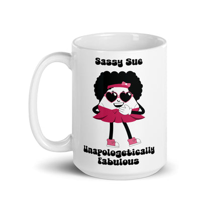 Unapologetically Fabulous White Glossy Mug